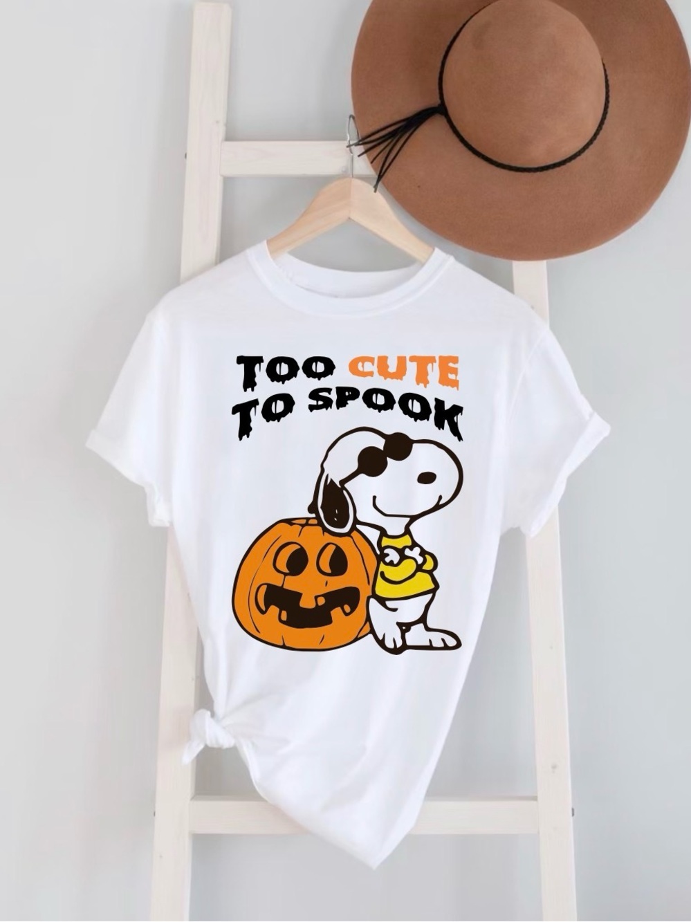Halloween Pumpkin Snoopy T-Shirt unisex